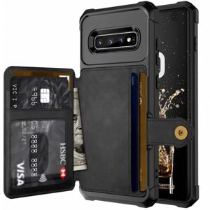 ExpressVaruhuset Samsung S10 Shockproof Premium Cover 4-TACK Solid V3 Black