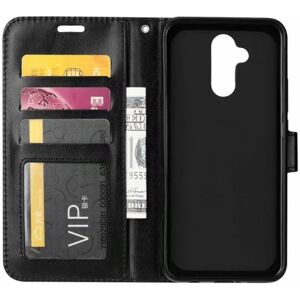 ExpressVaruhuset Mate 20 Lite Pung Etui PU Læder 4 RUMM Black