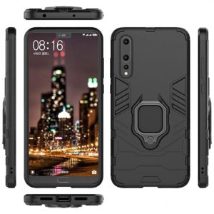 ExpressVaruhuset Huawei P20 Pro Shockproof Cover med Ring Holder ThinArmor Black