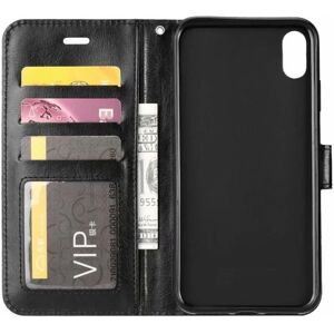 ExpressVaruhuset Redmi 9A Wallet Case PU-læder 4-LOMMES Black