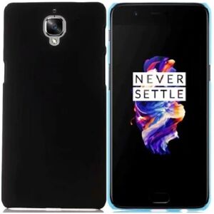 ExpressVaruhuset OnePlus 3/3T Ultratynd gummibelagt mat sort cover Svart