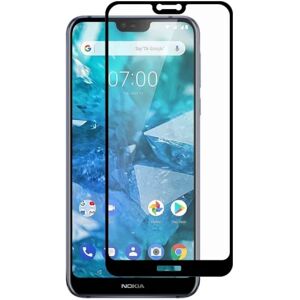 ExpressVaruhuset 2-PACK Nokia 7.1 hærdet glas 0,26 mm 2,5D 9H fuldskærm Transparent