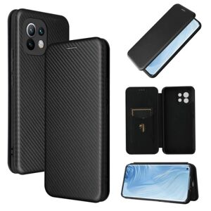 ExpressVaruhuset Xiaomi Mi 11 Flip Case Kortrum CarbonDreams Black