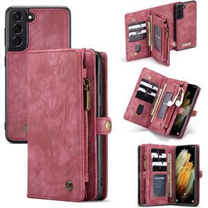 CaseMe Wallet Case Multi-Slot Samsung Galaxy S21 Plus Rød