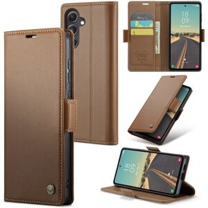 CaseMe Slim Wallet etui RFID-beskyttelse Samsung Galaxy S23 FE Brun