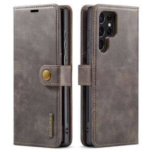 DG.MING 2-i-1 Magnet Wallet Samsung Galaxy S23 Ultra Brun
