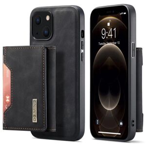 DG.MING 2 i 1 Magnetic Card Slot Case iPhone 15 Sort