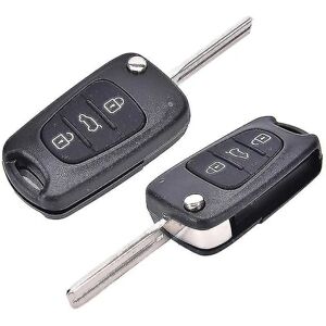 Remote Folde Key Shell Case 3 Knapper Fob Til Hyundai I20 I30 Ix35 I35 Uncut