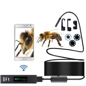 WiFi trådløst borescope 1200P inspektionskamera 2,0 Megapixel HD Snake-kamera til Android iOS-smartphone med 3,5M/10M hårdtråd (3,5M)