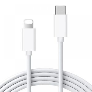 Apple Ladekabel til Iphone 14/13/12/11/pro - Ekstra lang Lightning-opladerledning med 2-pak, forstærkede stresspunkter til udendørs eventyr (3 fod)