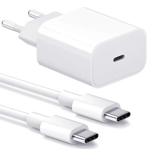 Apple Oplader til iPhone - Hurtigoplader - Adapter + Kabel 20W USB-C Hvid 4-Pack iPhone 4-Pack iPhone