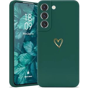 (Grøn) Case Kompatibel med Samsung S22 stødsikker silikone TPU