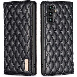 SKALO Samsung A15 4G BINFEN COLOR Big Wallet Quilted Flip Cover Black