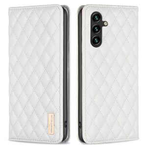 SKALO Samsung A15 4G BINFEN COLOR Big Wallet Quilted Flip Cover White