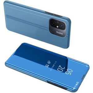 SKALO Xiaomi Redmi 12C 4G Clear View Mirror Etui - Blå Blue