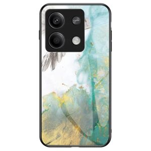 SKALO Xiaomi Redmi Note 13 5G Marmor hærdet glas TPU Cover - #1 Multicolor