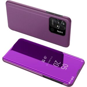 SKALO Xiaomi Redmi 10C Clear View Mirror Etui - Lilla Purple