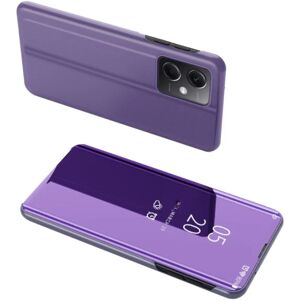 SKALO Xiaomi Redmi Note 12 Pro 5G Clear View Mirror Etui - Lilla Purple