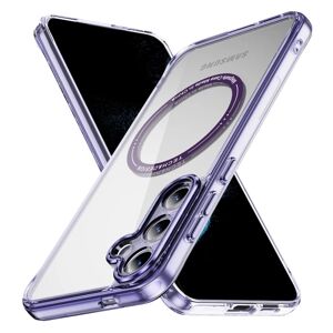SKALO Samsung S24+ Farve Bumper Magnetic Cover - Lilla Purple