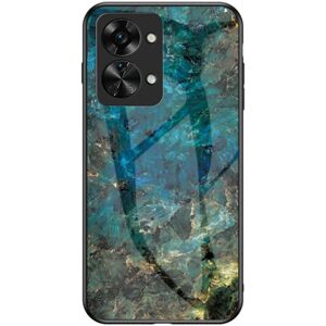 SKALO OnePlus Nord 2T 5G Marmor hærdet glas TPU Cover - #2 Multicolor