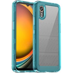 SKALO Samsung Xcover 7 Armor Hybrid Bumper Cover - Turkis Turquoise