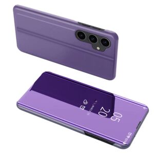 SKALO Samsung S23 FE Clear View Mirror Etui - Lilla Purple