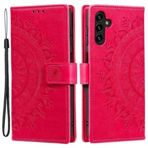 SKALO Samsung A13 5G Mandala Flip Cover - Cerise Cerise