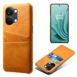 SKALO OnePlus Nord 3 5G / Ace 2V PU-læder Kortholder Cover - Lys Light brown