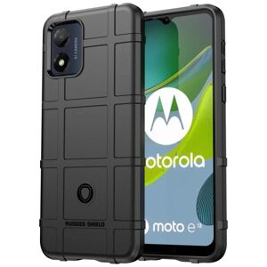 SKALO Motorola Moto E13 4G Rugged Shield Stødsikker TPU-cover Black