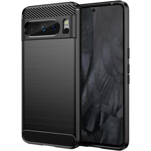 SKALO Google Pixel 8 Pro Armor Carbon Stødsikker TPU-cover - Væl Black