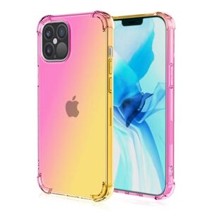 SKALO iPhone 15 Pro Max Gradient Ekstra stærk TPU-cover - Pink/G Multicolor