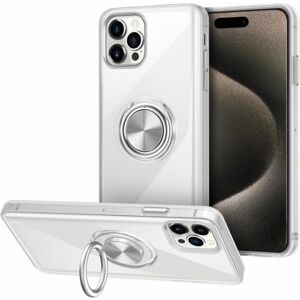 Teknikproffset Transparent case with ring holder, iPhone 15 Transparent