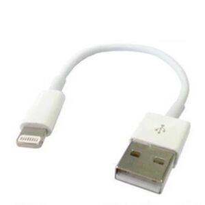 Teknikproffset Lightning-kabel till USB, 13cm, vit