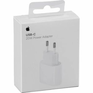 Apple (MHJE3ZM/A) USB-C, Strømadapter, Vægoplader, 20W, Hvid