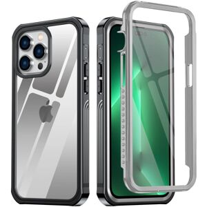 Case4you C4U® Stødfast forsvar - iPhone 14 Pro Max - Støddæmper Taske 3i1 Black iPhone 14 Pro Max (6.7)