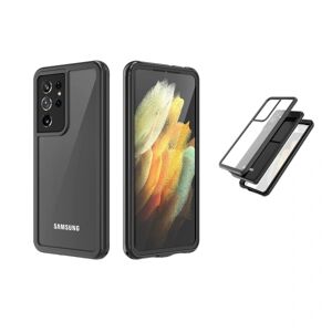 Case4you C4U® Stødfast forsvar - Galaxy S21 Ultra - Støddæmper Taske 3i1 Black Samsung Galaxy S21 Ultra