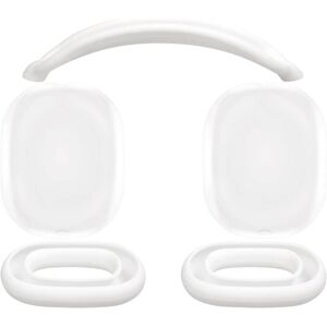 Beskyttelsessæt til AirPods Max, pandebåndscover + TPU-cover-beskytter + silikone ørepudercover, svedtæt tilbehør, let vaskbart, anti-ridse