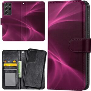 Samsung Galaxy S21 Ultra - Mobilcover/Etui Cover Purple Fog Multicolor