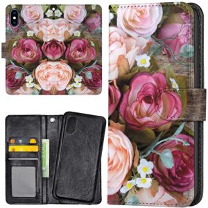 Apple iPhone X/XS - Mobilcover/Etui Cover Blomster