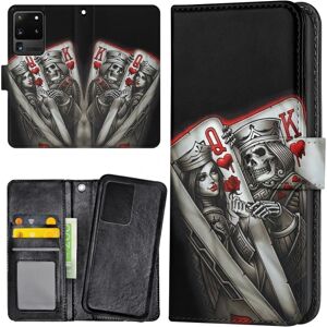 Samsung Galaxy S20 Ultra - Mobilcover/Etui Cover King Queen Kort