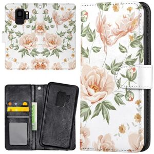 Samsung Galaxy S9 - Mobilcover/Etui Cover Blomstermønster