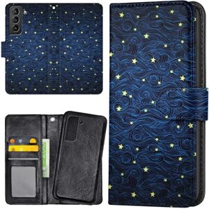 Samsung Galaxy S22 - Mobilcover/Etui Cover Stjernemønster Multicolor