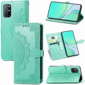 Etui til Oneplus 8t Cover Læder Wallet Cover Cover Mandala Magnetic Flip Protection Stødsikker - Grøn