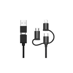 5-i-1 multi nylon kabel USB C/micro 60w hurtig opladning til Android-WELLNGS
