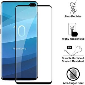 HuTech 2-PACK Galaxy S10 Plus skærmbeskytter 3D HD 0,3 mm Transparent