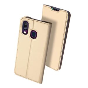 Dux Ducis Stilfuldt kraftfuldt pungcover - Samsung Galaxy A40 Guld