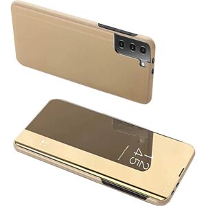 Leman Stilfuldt glat etui - Samsung Galaxy S21 FE Guld