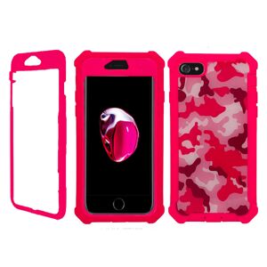 Floveme Eksklusivt stødsikkert etui - iPhone 8 Kamouflage Rosa