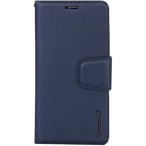 Hanman Elegant Smooth Wallet Cover - Samsung Galaxy S20 FE Marinblå