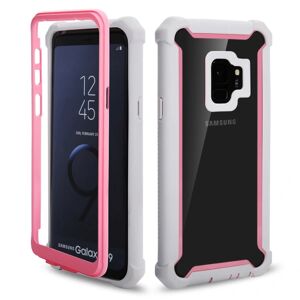 Floveme Robust ARMY beskyttelsescover til Samsung Galaxy S9 Rosa + Vit